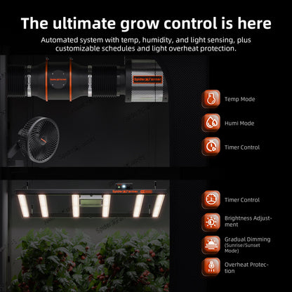 Spider Farmer GGS AC5 Power Strip Kit – Intelligente Klimasteuerung für dein Grow-Zelt