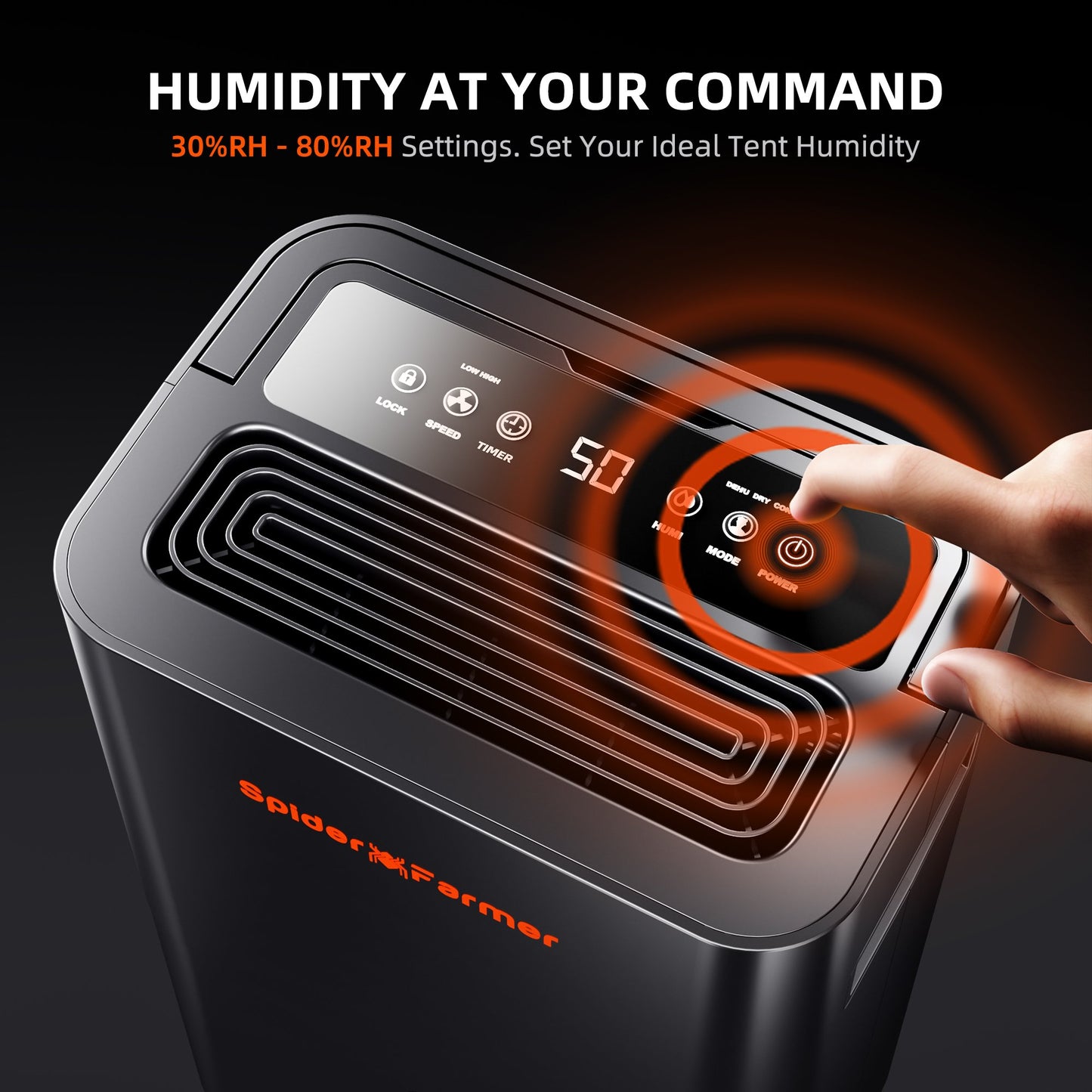 pider Farmer SF Dehumidifier – Effiziente Luftentfeuchtung für dein Grow-Zelt