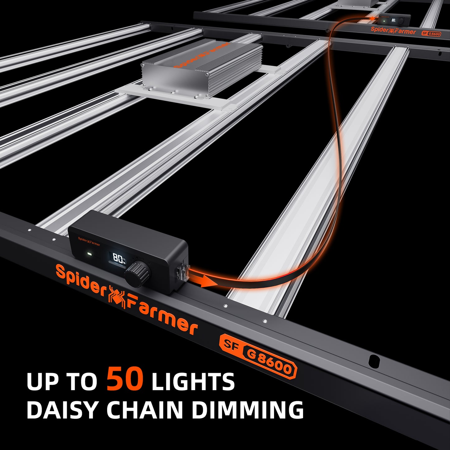 Spider Farmer G8600 – 800 W LED Grow Lampe mit App-Steuerung