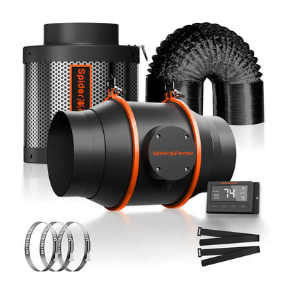 Spider Farmer SF-6CP Abluftset – 150 mm, 686 m³/h